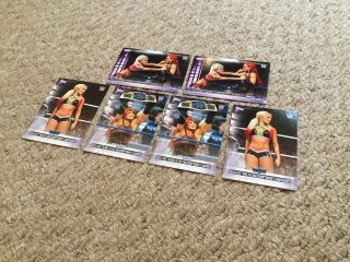 2019 WWE Topps Summerslam Ronda Rousey Tribute & Evolution (24) Wrestling Cards 5