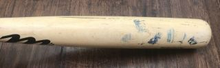 Devin Mesoraco GAME 2010 UNCRACKED BAT autograph SIGNED Reds Mets 3