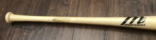 Devin Mesoraco GAME 2010 UNCRACKED BAT autograph SIGNED Reds Mets 4