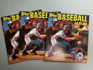 1982 Topps Baseball Unsused Sticker Album With Gary Carter On The Cover.
