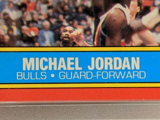 1986 Fleer Basketball Michael Jordan ROOKIE RC 57 PSA 9 - Pack Fresh Gem 4