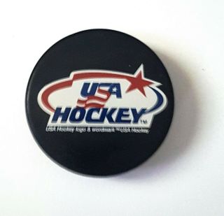 NAGANO 1998 USA Hockey Official puck 2