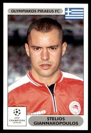 Panini Champions League 2000/2001 - Stelios Giannakopoulos Olympiakos No.  127