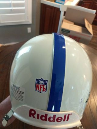 Johnny Unitas Signed Authentic Proline Helmet 3