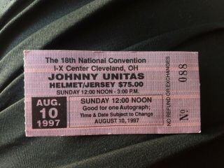Johnny Unitas Signed Authentic Proline Helmet 6