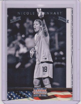 Rare 2012 Panini Americana Nicole Barnhart " Proof " Card 87 /50 Usa Soccer
