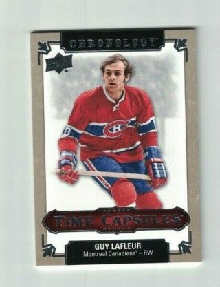 Guy Lafleur 2018 - 19 Upper Deck Chronology Time Capsules Rip Card Canadiens