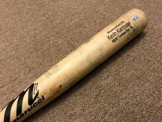 Kevin Kiermaier MLB Holo Game Bat 2017 Tampa Bay Rays POUNDED 7