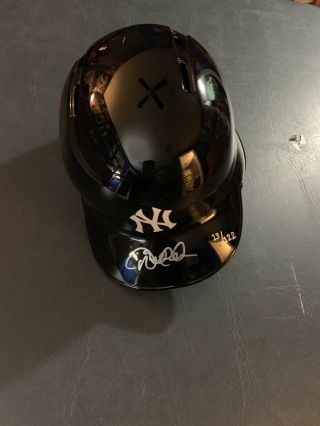 Derek Jeter Signed Autographed Full Size Yankees Helmet Steiner 13/122