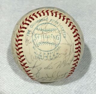1975 Red Sox Team Signed Baseball 27 Autos - Yaz - Lynn - Rice - Fisk - AL Champions 3