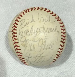 1975 Red Sox Team Signed Baseball 27 Autos - Yaz - Lynn - Rice - Fisk - AL Champions 4