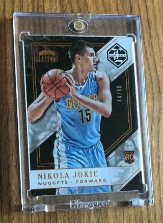 2015 - 16 Limited Nikola Jokic 199 Rc Gold Sp 33/80 Denver Nuggets Rookie