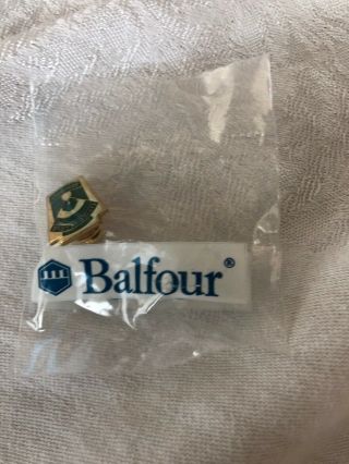 Balfour Little League Baseball Pin Tie Tack Hat Lapel