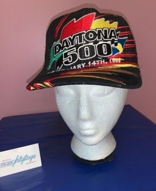 Vtg Daytona 500 1999 Vintage Snapback Hat “the Great American Race” Nascar 90’s