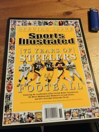 Sports Illustrated Special Issue 75 Years Of Steelers Football 2007