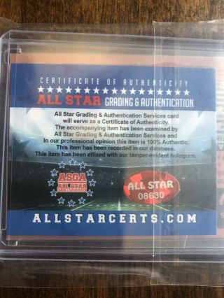 2017 TOPPS Heritage All Star Cody Bellinger Auto.  On Back 4