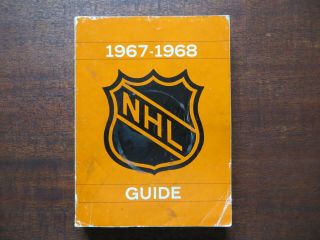1967 - 68 Nhl Official Guide & Record Book Hockey