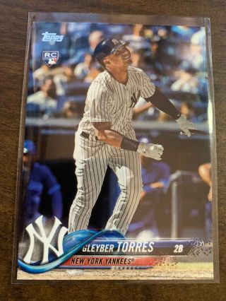 Gleyber Torres 2018 Topps Update Rookie Card Rc Us200 Yankees Mj