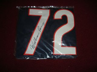 William Perry Signed Jsa Itp Chicago Bears Jersey Perfect Signature Autographed