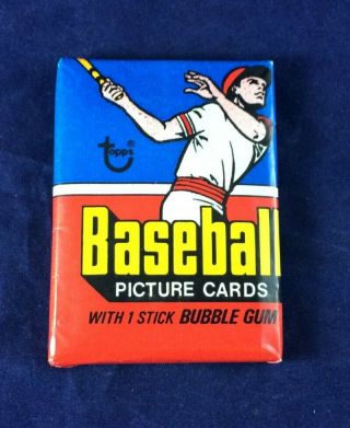 1977 Topps Baseball Wax Pack Ungraded,  Never Opened,  And