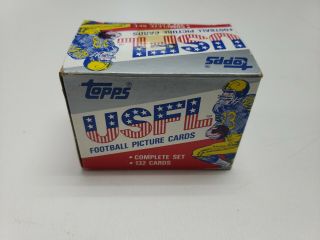 1985 Usfl Football Near Complete Set Missing 4 Cards