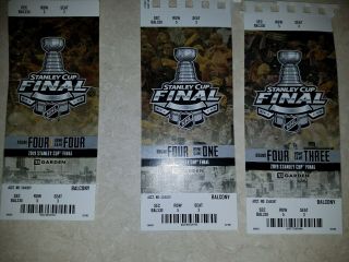 2019 Stanley Cup Finals Game 7 Ticket Stub With Game 1 And 5