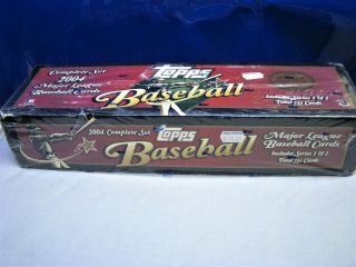 Topps 2004 Factory Baseball Card Hobby Set Exclusive Red Box Set