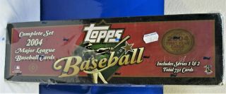TOPPS 2004 FACTORY BASEBALL CARD HOBBY SET EXCLUSIVE RED BOX SET 3