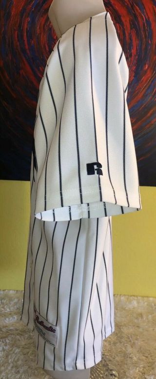 Youth Russell Athletic MLB York Yankees Derek Jeter 2 Stitched Jersey 14/16 4