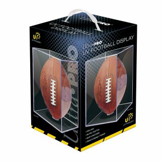 Football Display Case Uv Protected Square Ball Holder Ultra Pro
