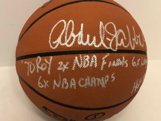 Kareem Abdul - Jabbar Signed Spalding Official Game Basketball 