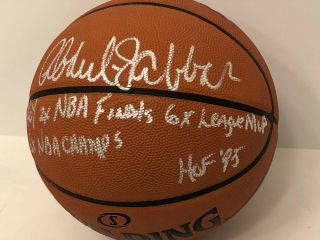 Kareem Abdul - Jabbar Signed Spalding Official Game Basketball 