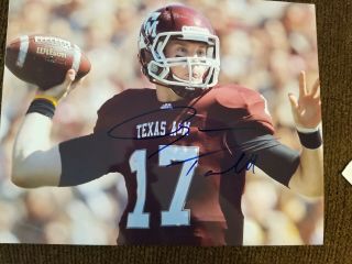 Ryan Tannehill Signed Photo Miami Dolphins Texas A&m Aggies Autographed 1