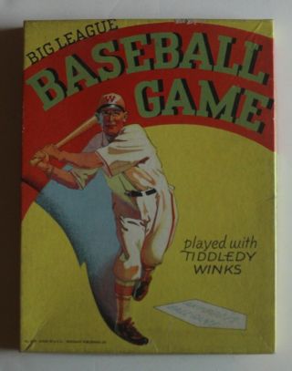 Whitman Big League Baseball Game With Tiddledy Winks 1935