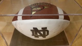 Golden Tate & Jimmy Clausen Autographed Notre Dame Football Irish