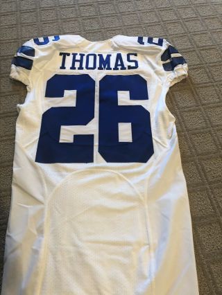 Josh Thomas 26 Dallas Cowboys Game Issued Jersey 6