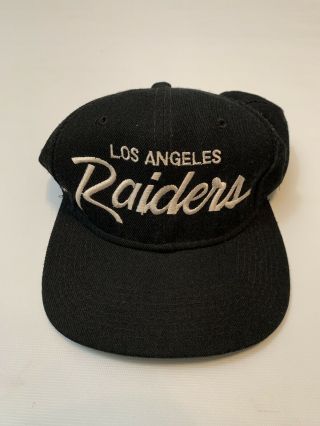 Los Angeles Raiders Sports Specialties Script Nfl Snapback Hat Cap Nwa La Eazy - E