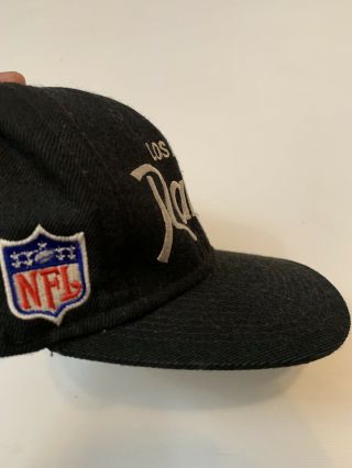 Los Angeles Raiders Sports Specialties Script NFL Snapback Hat Cap NWA LA Eazy - E 2