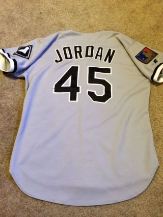 Michael Jordan Game Worn/used 1994 Chicago White Sox Baseball Jersey