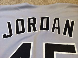 Michael Jordan Game Worn/Used 1994 Chicago White Sox Baseball Jersey 4
