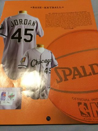 Michael Jordan Game Worn/Used 1994 Chicago White Sox Baseball Jersey 6