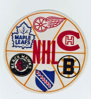 1950s Toronto Star Weekly Nhl Six Patch Crest