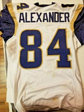 Danario Alexander Game Worn Rams Jersey