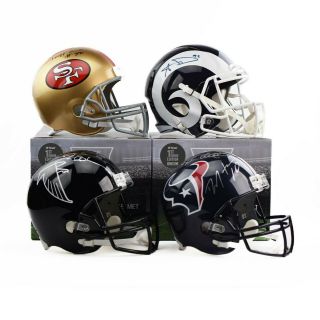 San Francisco 49ers Autographed Full Size Helmet Hit Parade 1 Box Live Break