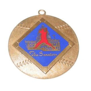 1969 Baseball Washington Senator All Star Game Press Pass Pin Coin Charm Balfour
