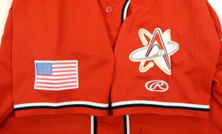 2018 Albuquerque Isotopes Mike Tauchman 14 Game Red Jersey 3