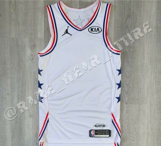 Nba Jersey 2019 All Star Game Charlotte Nike Authentic Blank Sz 40 Lebron Curry