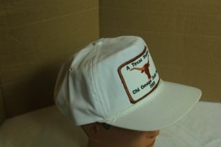 Vintage 1985 Texas Longhorns Tradition Chi Omega Dads Day Cap Imperial Headwear 2