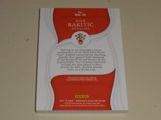 2018 - 19 Panini Immaculate Soccer Boot Memorabilia CLEAT RELIC Ivan Rakitic 71/75 2