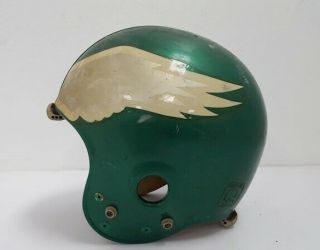 Philadelphia Eagles NFL GAME WORN 1976 Gladiator Hydra - Flo Football Helmet 4